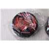 Image 2 : (2) McDonalds Hockey Pucks - Wayne Gretzky, Paul Kariya, Joe Sakic (NIB)