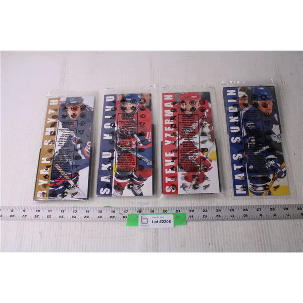 (4) McDonalds Hockey Heroes Mini-Jerseys (NIB)