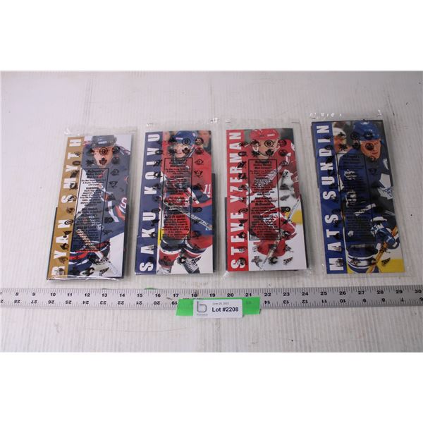 (4) McDonalds Hockey Heroes Mini-Jerseys (NIB)