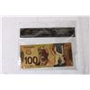 Image 2 : $100 Gold Bank Note (Not Authenticated)