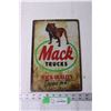 Image 1 : Mack Trucks Tin Sign - 8" x 12"