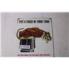 Image 3 : Esso Tiger Tin Sign - 8" x 12"