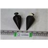 Image 1 : (2) Vintage Iron Plumb Bobs