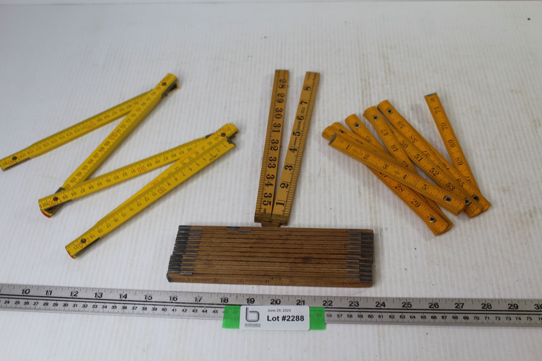 Interlocking Ruler (3) Folding Rulers (Rambone - Zelco - Gelenkke Olen (1) Interlock ...
