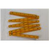 Image 3 : (3) Folding Rulers (Rambone - Zelco - Gelenkke Olen (1) Interlock Sliding Ruler