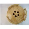 Image 3 : Wooden Lazy Susan with Mug Hooks and Corkscrew/Bottle Opener Bar Set