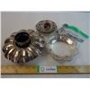 Image 1 : Ornate Silver Plated Lot/Bottle Opener&Corkscrew/Partylite Tulip Candle Holder&Votive