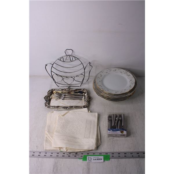 Remington China, Trivet and Misc. Serving Items