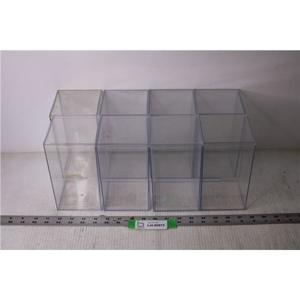 (8) Beanie Baby Display Cases Bodnarus Auctioneering