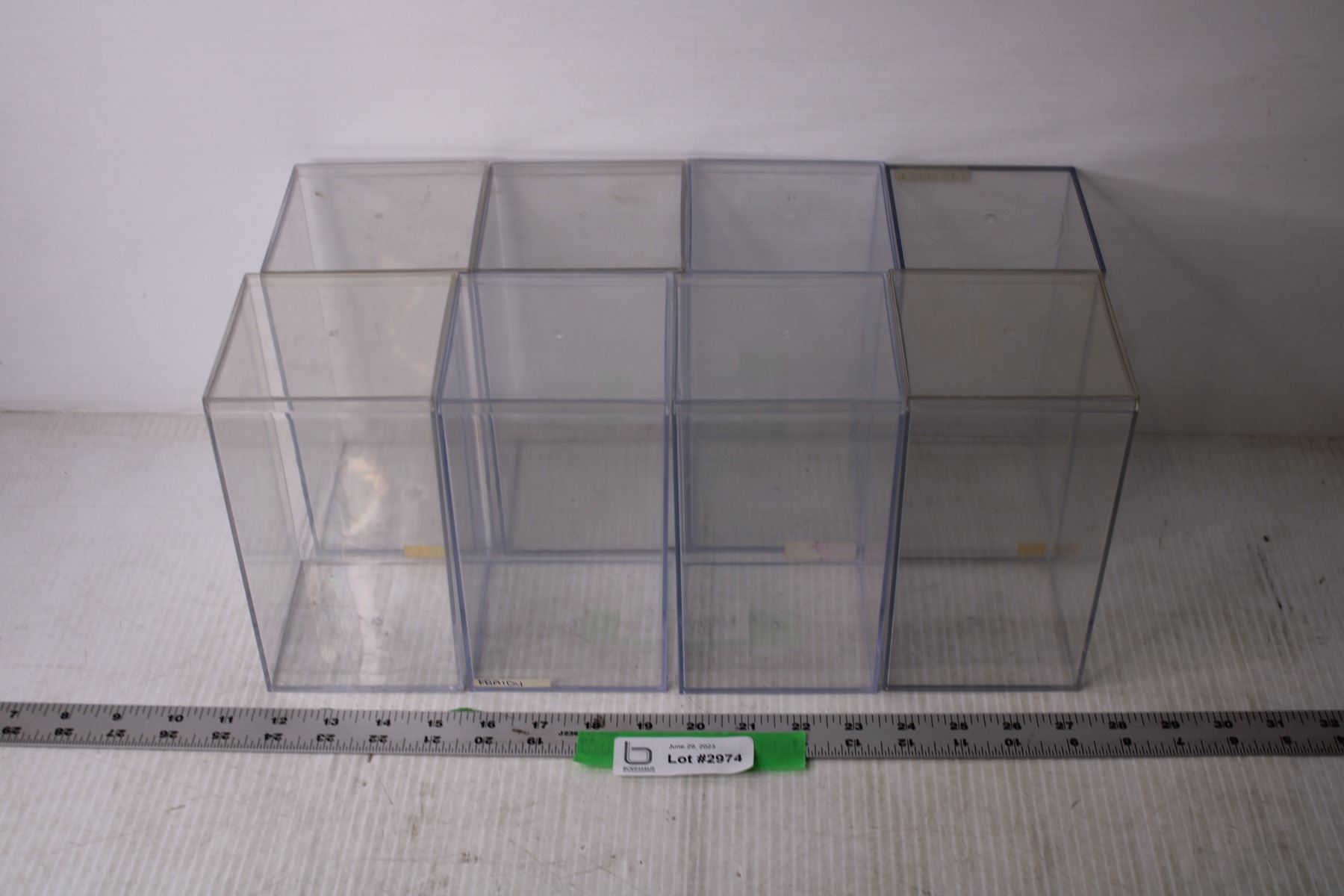 (8) Beanie Baby Display Cases Bodnarus Auctioneering