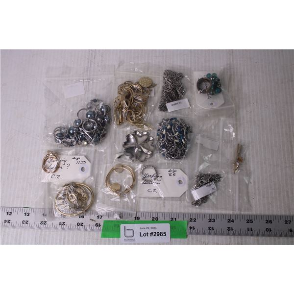 Assorted Costume Jewelry - Necklaces, Earrings