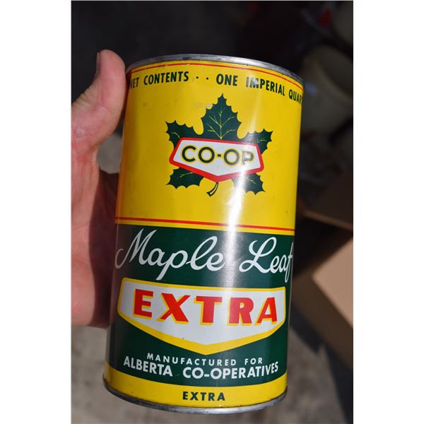 Full Co-op Oil Tin