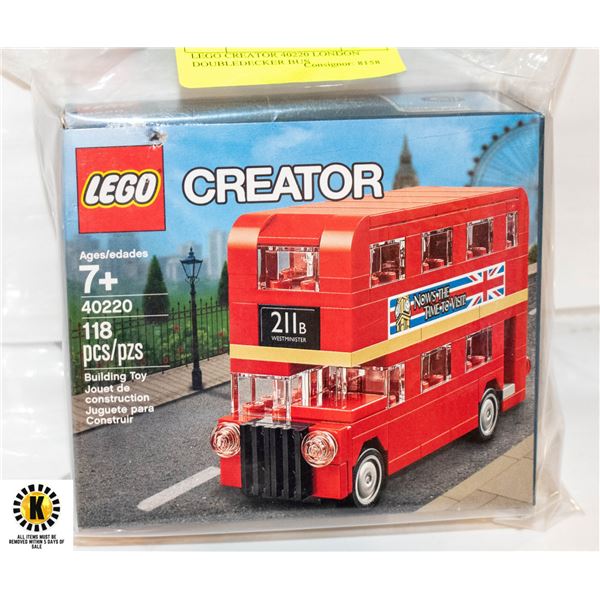 LEGO CREATOR 40220 LONDON DOUBLEDECKER BUS