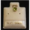 Image 1 : BZ511-76 14K YELLOW GOLD PERIDOT PENDANT