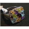 Image 1 : BZ511-81 SILVER BLUE & WHOTE TOPAZ 5.2CT RING