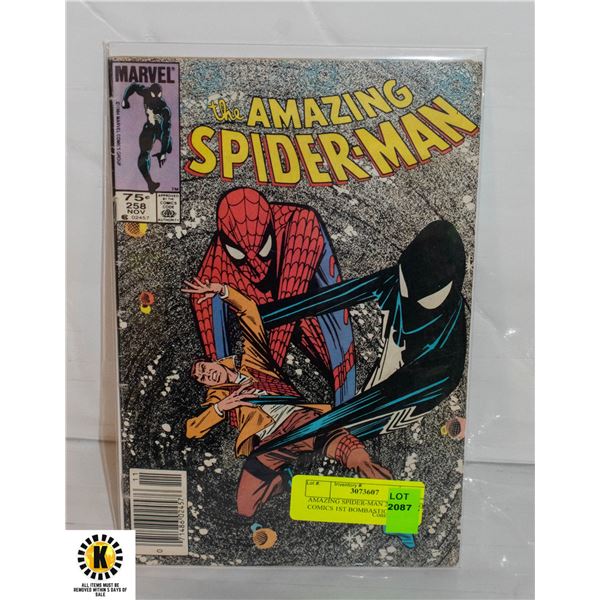 AMAZING SPIDER-MAN 258 MARVEL COMICS 1ST BOMBASTIC