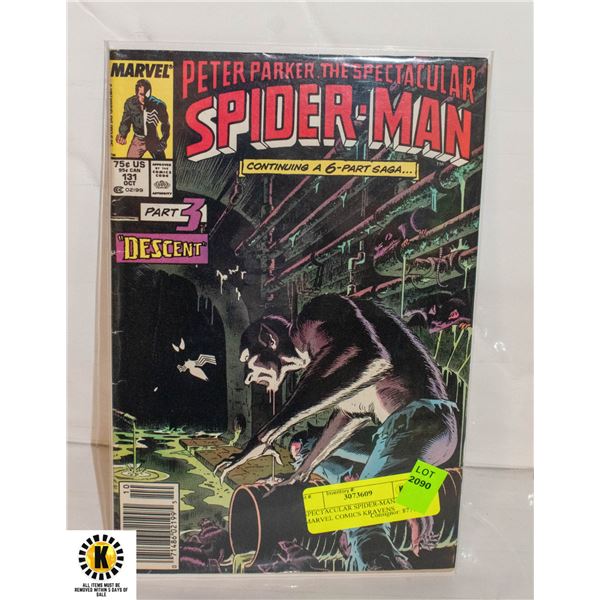 SPECTACULAR SPIDER-MAN 131 MARVEL COMICS KRAVENS