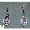 Image 1 : DANGLING 0.75 CT CZ CENTER, PINK IN COLOR