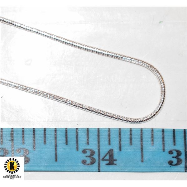 50 IN CM LONG SOLID NECKLACE STAMPED 925