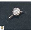 Image 1 : 2 CT MOISSANITE VVS F SOLITAIRE STAMPED