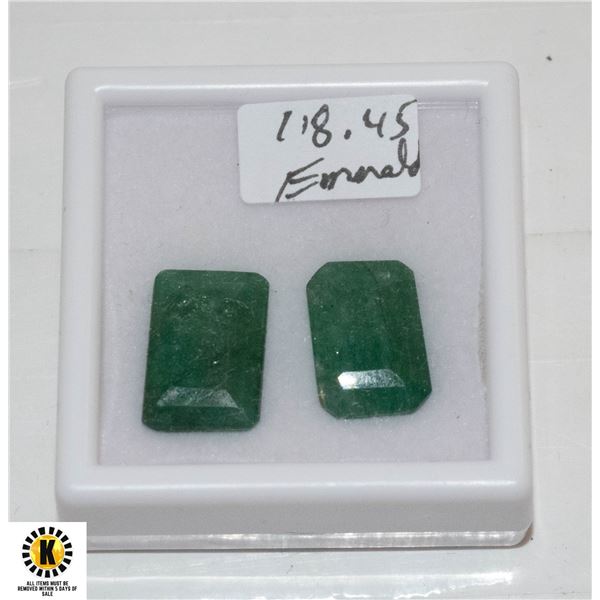 18.45 CT EMERALD COLOR ENHANCED