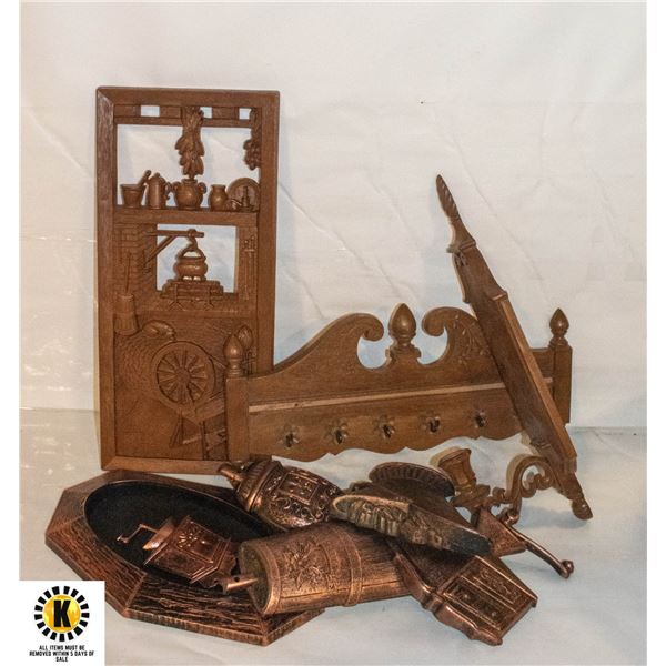 VINTAGE COPPERCRAFT GUILD BOX LOT ITEMS