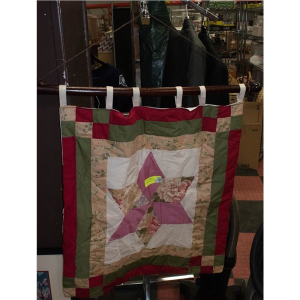 PATCHWORK QUILT WALL/WINDOW