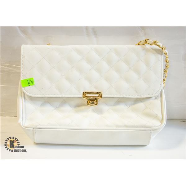 NEW METAL WOVEN CHAIN SHOULDER BAG