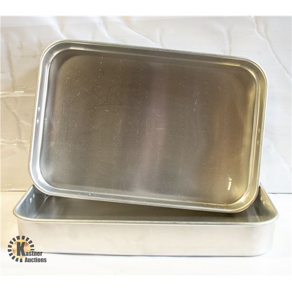 PAIR NEW ALUMINUM BAKE ROAST