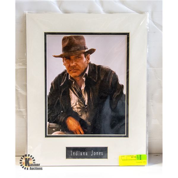 INDIANA JONES MATTED 11X14
