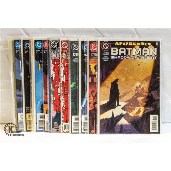 DC BATMAN SHADOW OF THE BAT #65-79 COMIC LOT