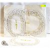 5 PIECE DOILY RUNNER SET NEW VINTAGE