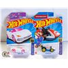 Image 1 : PAIR OF HOT WHEELS BARBIE EXTRA & MARIO STANDARD