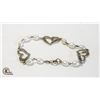 Image 1 : 925 SILVER MARQUESITE & PEARL BRACELET