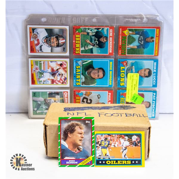 240+ 1970'S & 1980'S NFL FOOTBALL CARDS