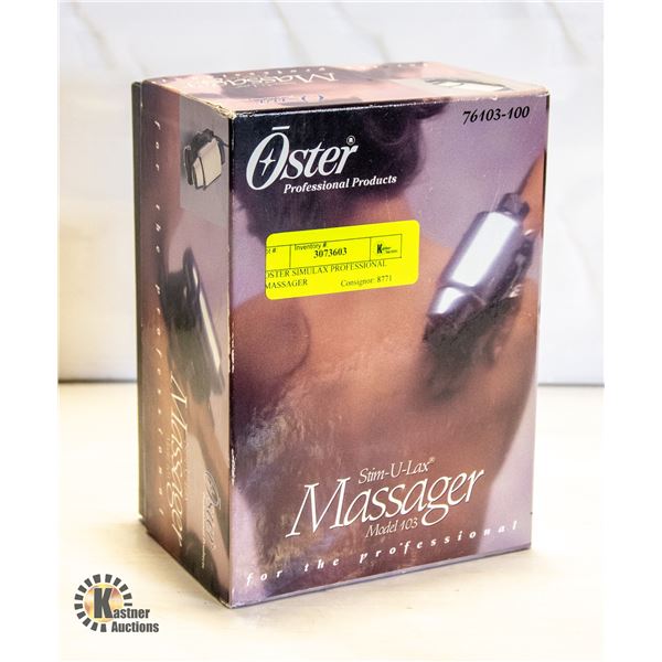 OSTER SIMULAX PROFESSIONAL MASSAGER