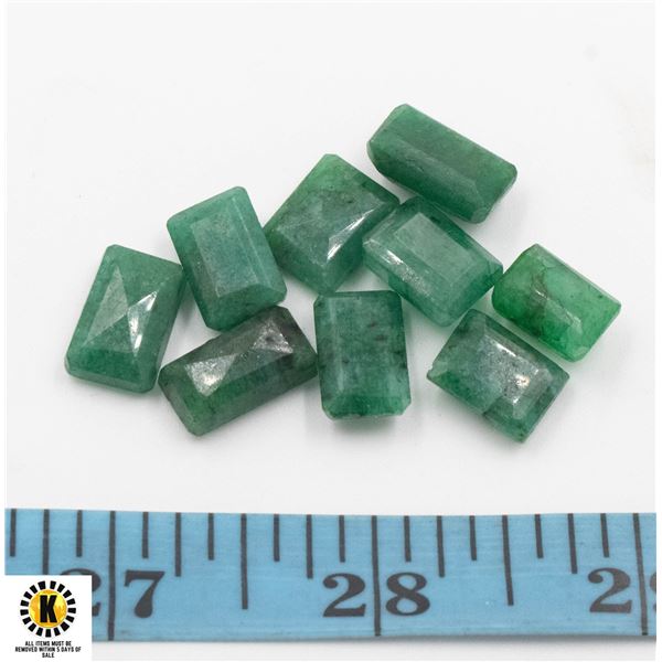 #86-GREEN EMERALD GEMSTONE 55.00CT