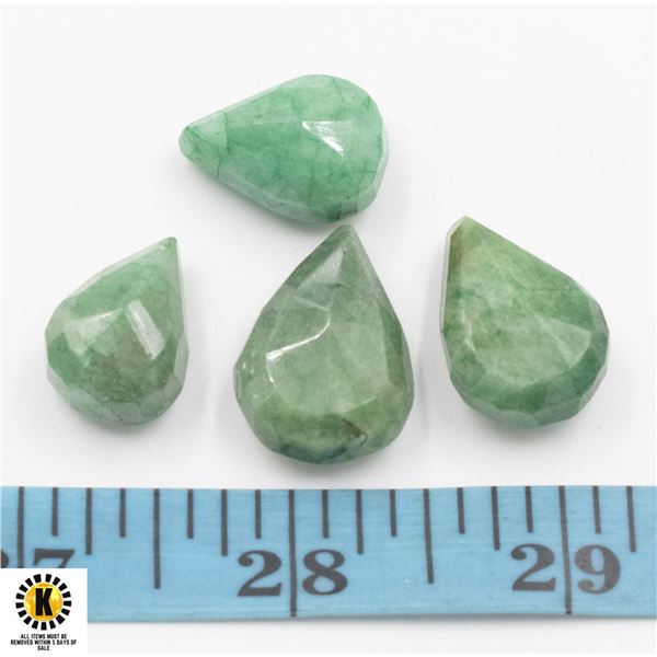 #144-GREEN EMERALD GEMSTONE 86.00CT