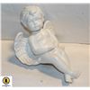 Image 1 : CERAMIC 13" ANGEL SITS ON LEDGE/MANTEL