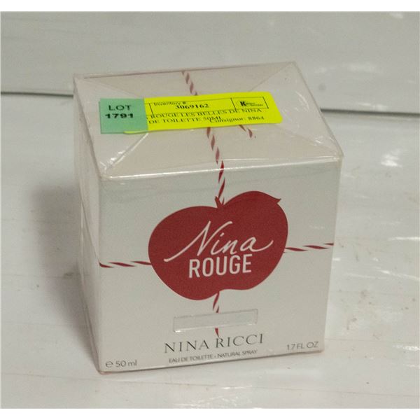 NINA ROUGE LES BELLES DE NINA EAU DE TOILETTE 50ML