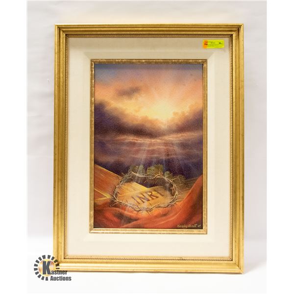 ORIGINAL SIGNED CANVAS PAINTING BY LATE