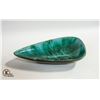 Image 1 : BLUE MOUNTAIN POTTERY FOOTED GEOMETRIC DISH