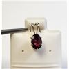 Image 1 : BZ1465-166 SILVER GARNET PENDANT