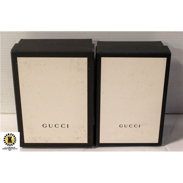 2 EMPTY GUCCI BOXÿ