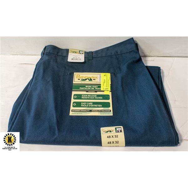 NEW PATHFINDER KODIAK WORK PANT STAIN RELEASE
