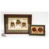 Image 1 : FRAMED KOREAN MASKS W/STAND