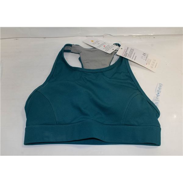 NEW QUEENIEKE DARK TEAL MEDIUM PADDED SPORTS BRA