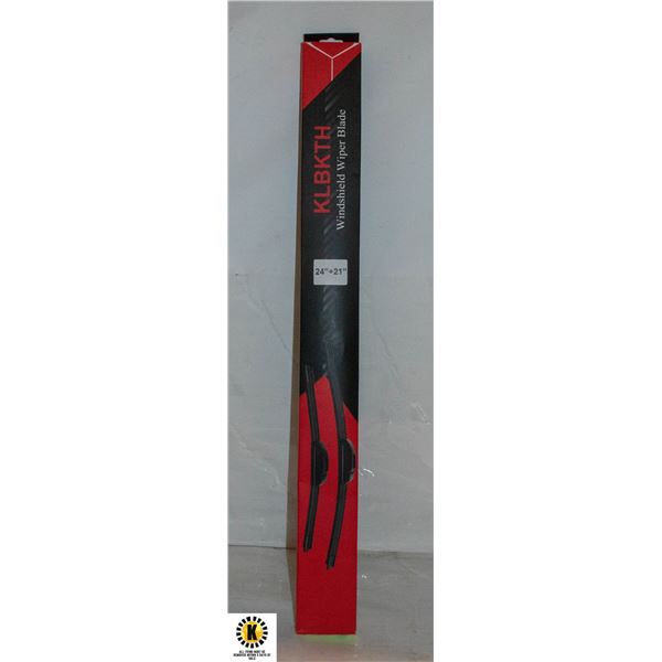 KLBKTH NEW WINDSHEILD WIPERS 24" + 21"