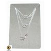 Image 1 : 3 X 55 CM STERLING SILVER NECKLACE WITH LOBSTER