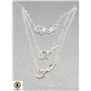 Image 1 : 3 X 50 CM STERLING SILVER NECKLACE WITH LOBSTER